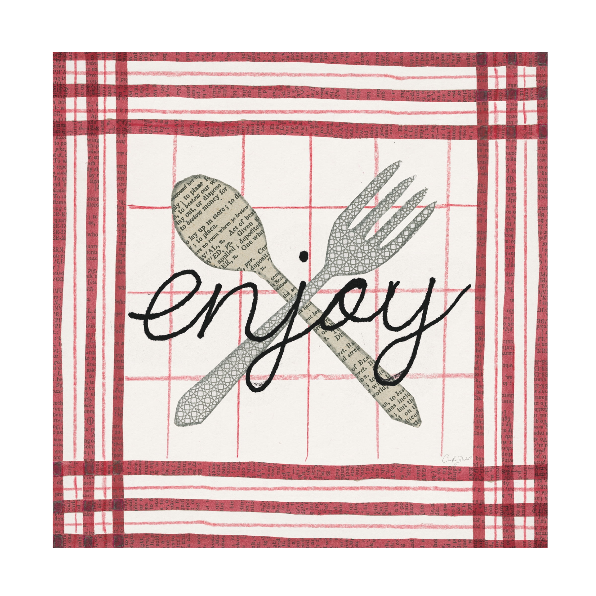Courtney Prahl 'Cool Kitchen Enjoy' Canvas Art