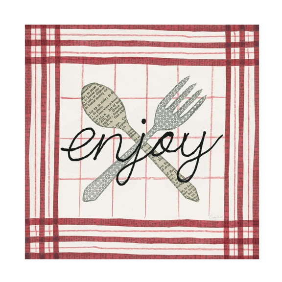 Courtney Prahl 'Cool Kitchen Enjoy' Canvas Art
