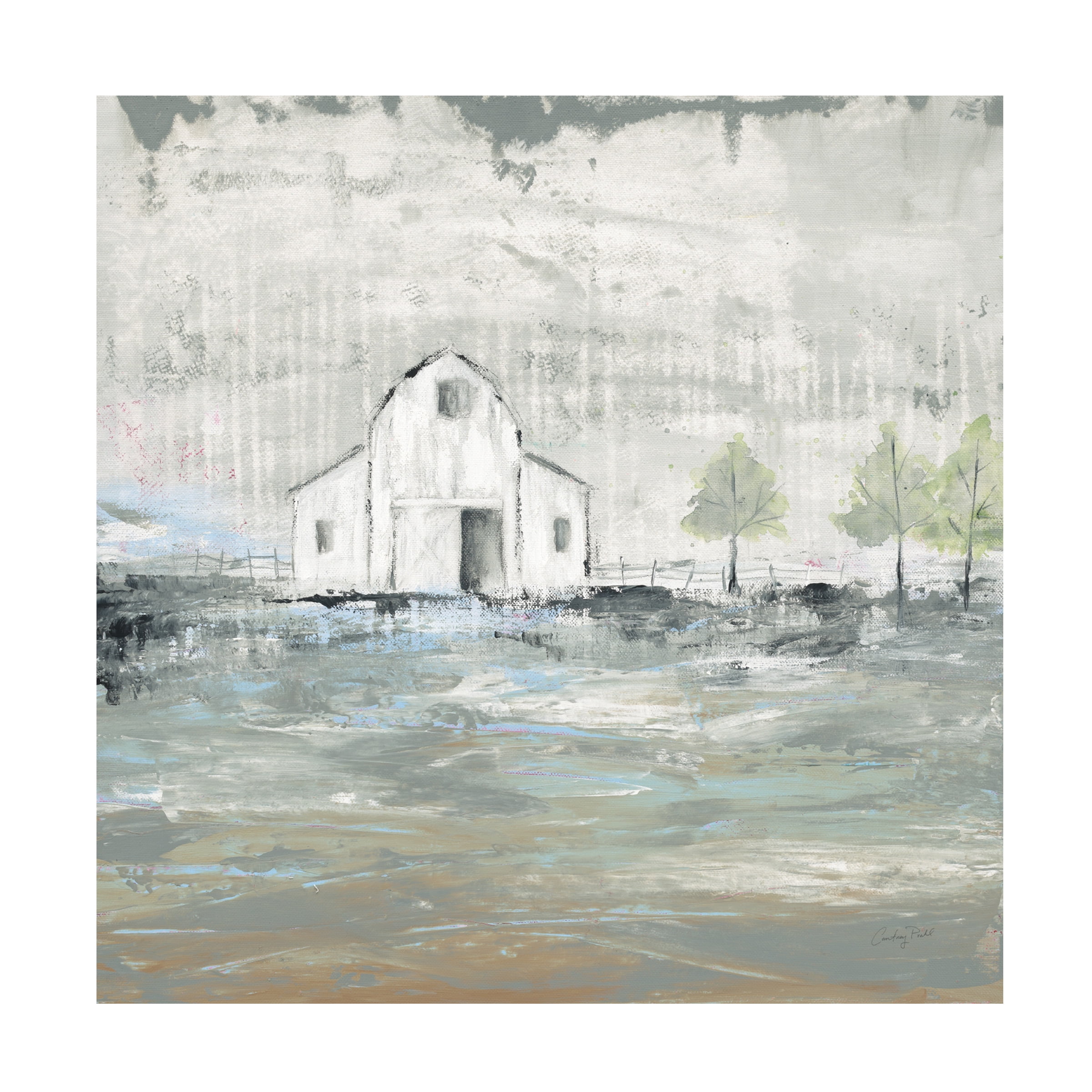Courtney Prahl 'Iowa Barn I' Canvas Art