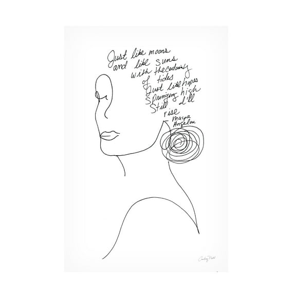 Courtney Prahl 'Still I Will Rise' Canvas Art