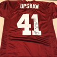 Courtney Upshaw Signed Inscribed 2x National Champ Alabama Jersey JSA