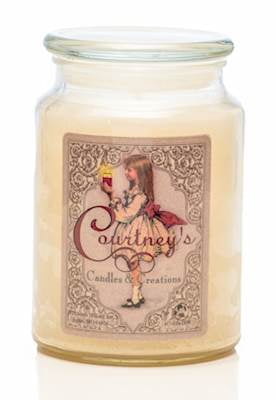 Cinn-A-Bun Courtneys Candles Maximum Scented 26oz Large Jar Candle