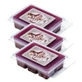 thumbnail image 1 of Courtney's Candles Perfectly Pomegranate 3-Pack Mixer Melt or Wax Tart 2.5 Ounces Each, 1 of 1