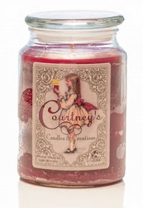 Courtneys Maximum Scented Large 26 oz Jar Candles - Burns 200 Hours - CINNAMON ORANGE SPICE