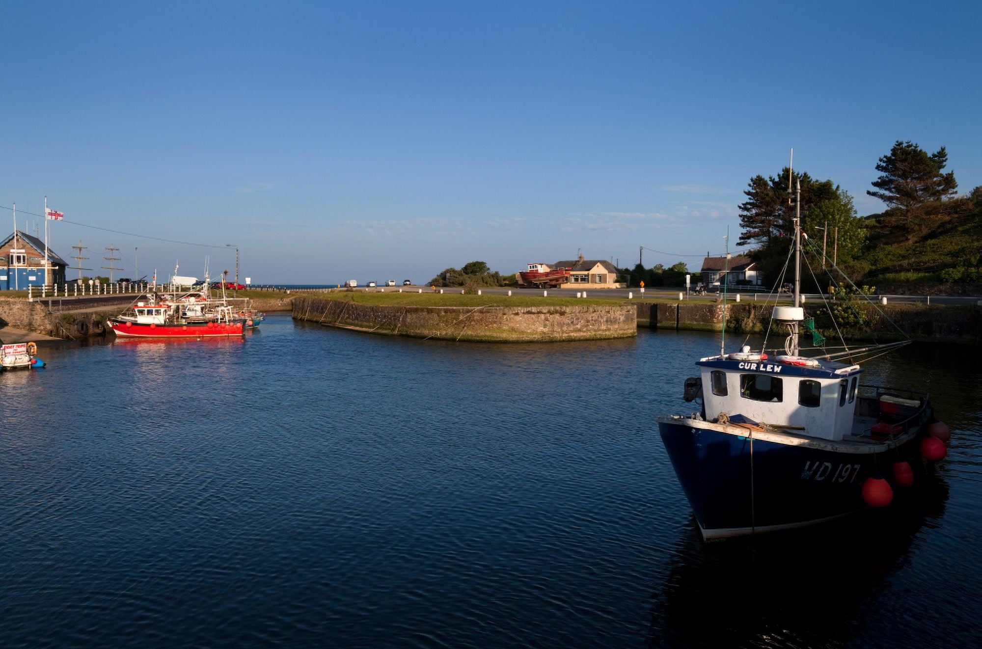 Courtown Fishing Harbour Near Gorey County Wexford Ireland Canvas Art - Panoramic Images (9 x 27)