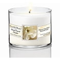 thumbnail image 1 of Courtside Market CAN-N304-CIR 9.6 oz Magnolia Bloom Circular Candle Glass, Clear, 1 of 1