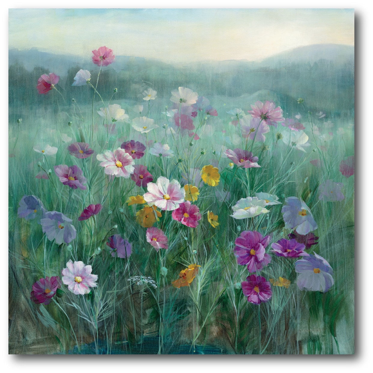 Courtside Market Cosmosat Dawn Gallery-Wrapped Canvas Wall Art, 16x16