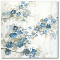 thumbnail image 1 of Courtside Market Dogwood in Blue I 16"x16" Gallery-Wrapped Canvas Wall Art, 1 of 5