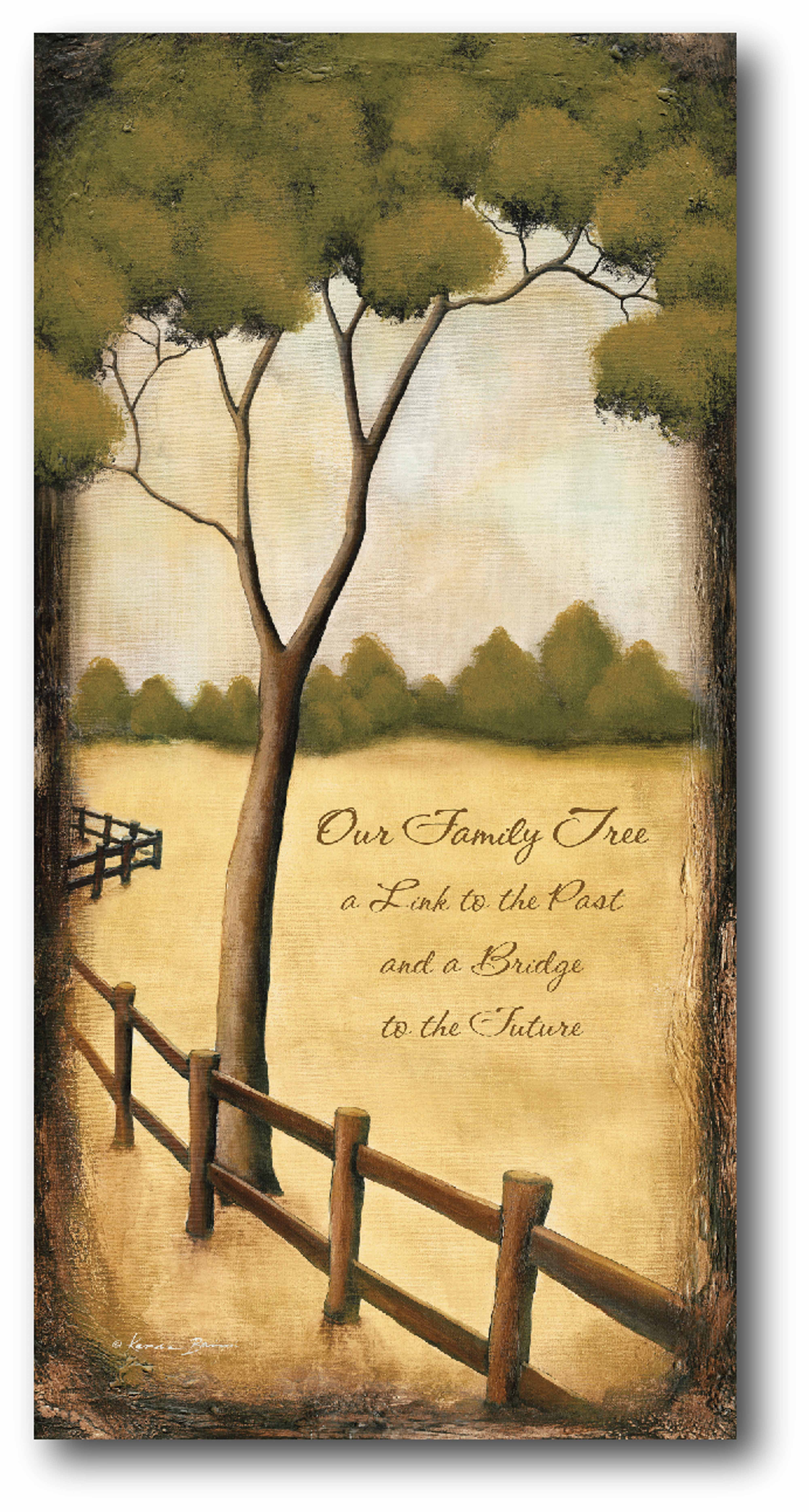 Courtside Market Family Links Gallery-Wrapped Canvas Wall Art, 12x24