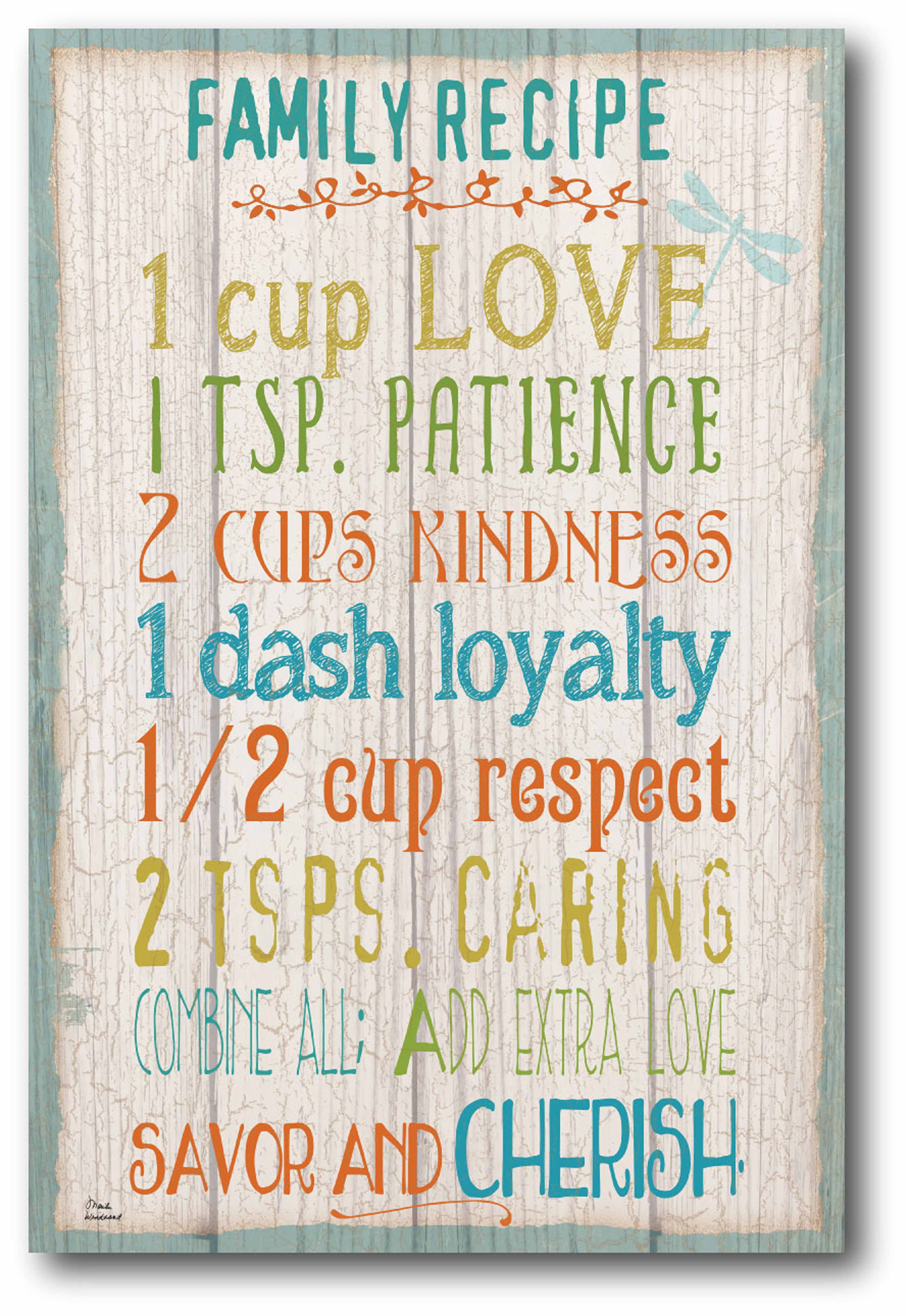 Courtside Market Family Rules Gallery-Wrapped Canvas Wall Art, 12x18