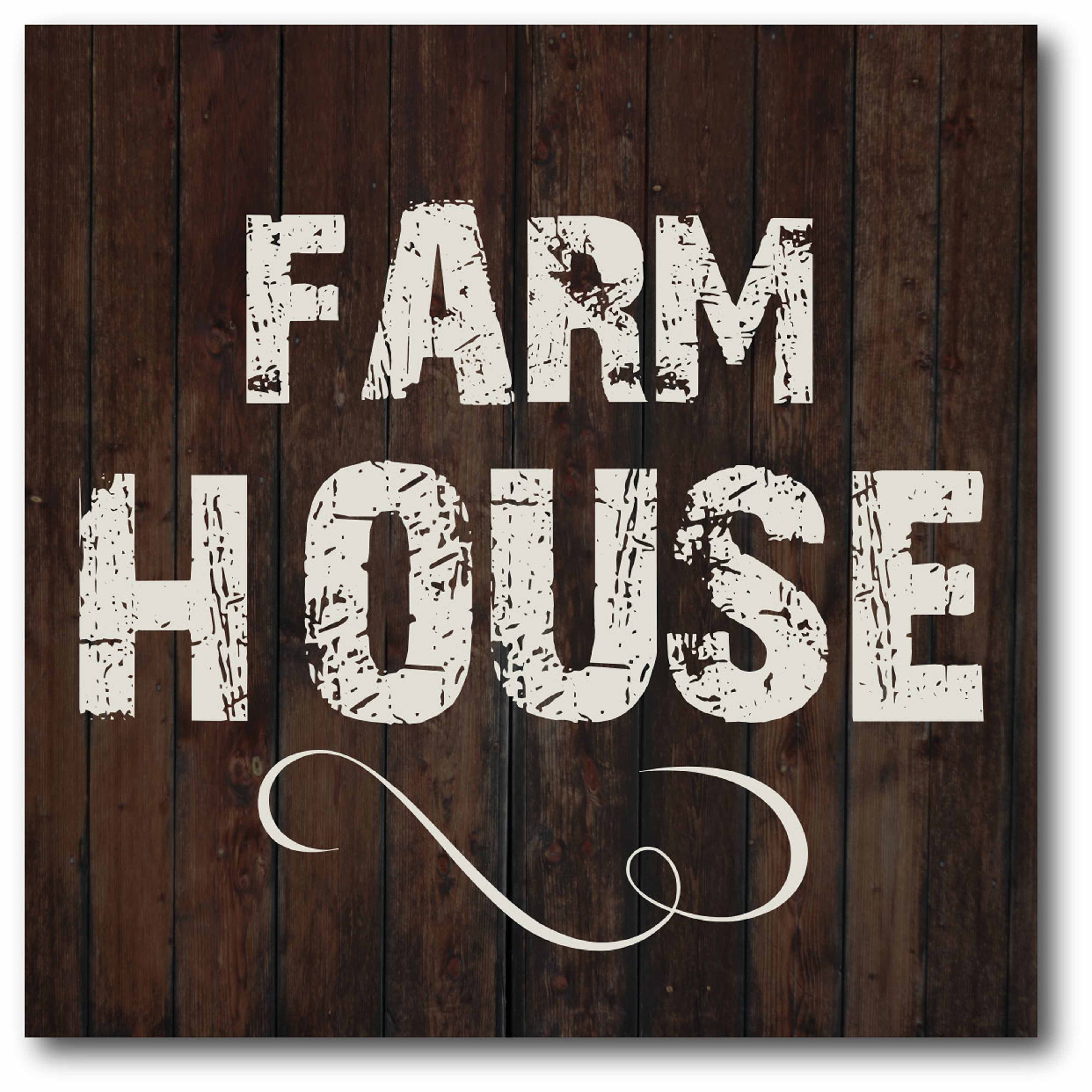 Courtside Market Farm House Gallery-Wrapped Canvas Wall Art, 16x16