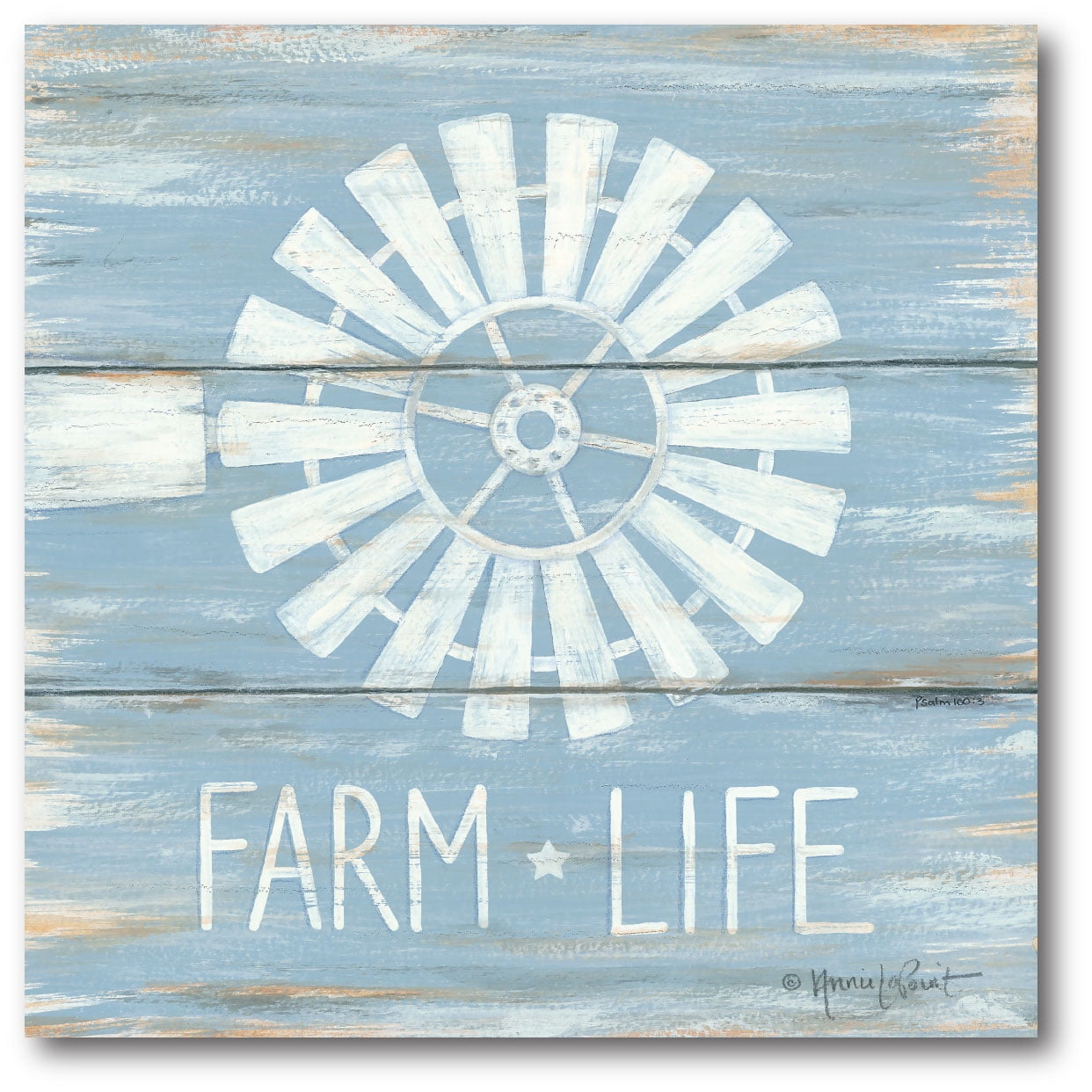 Courtside Market Farm life Gallery-Wrapped Canvas Wall Art, 16x16