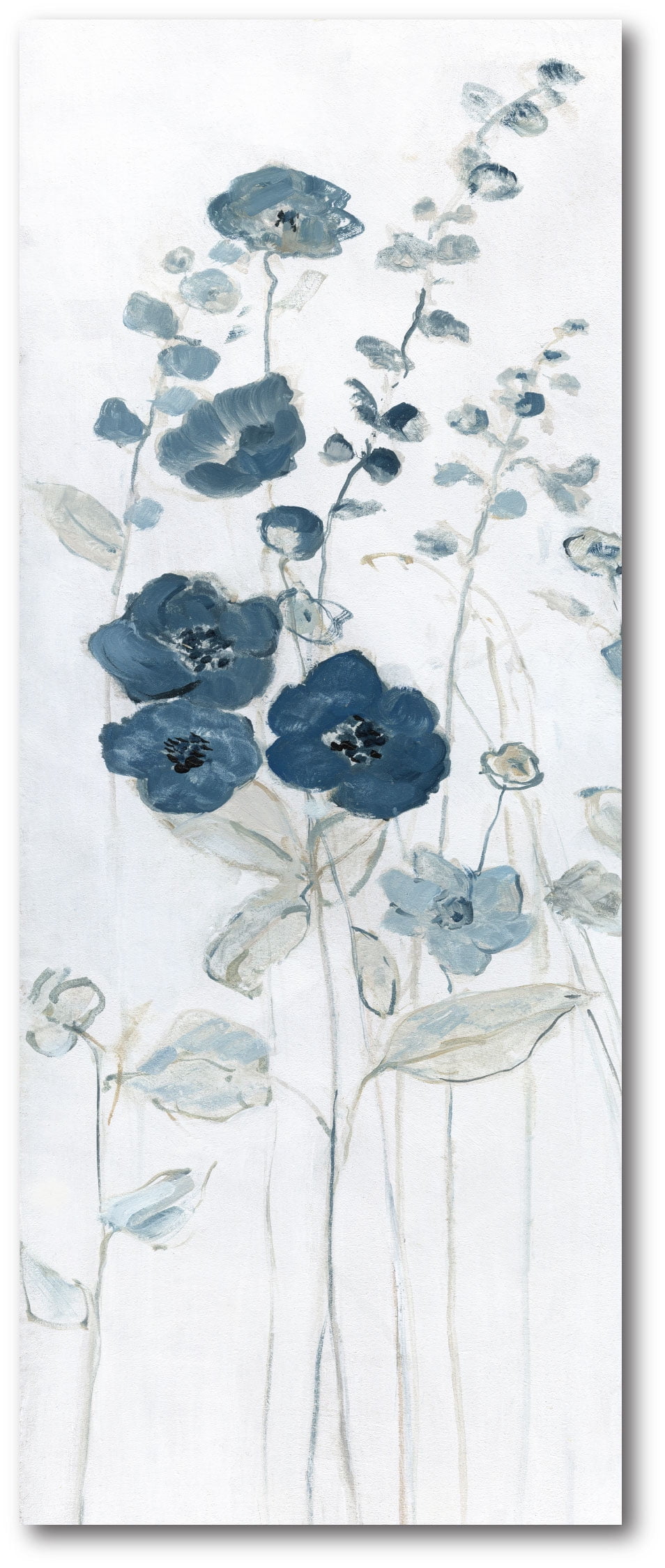 Courtside Market Fields of Blue I Gallery-Wrapped Canvas Wall Art, 12x30