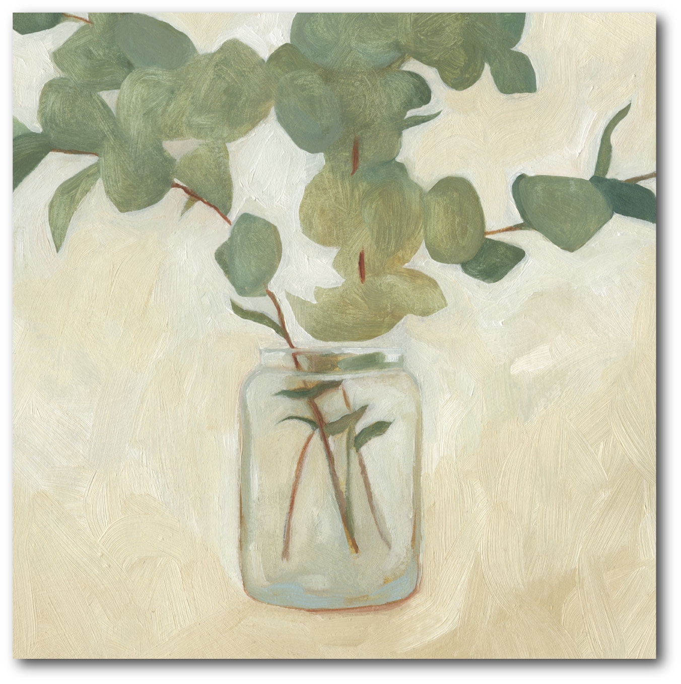 Courtside Market Greenery Still Life II 30"x30" Gallery-Wrapped Canvas Wall Art