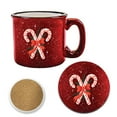 thumbnail image 1 of Courtside Market Lets Get Merry II 15 oz Cozy Mug & Coaster Set, 1 of 1