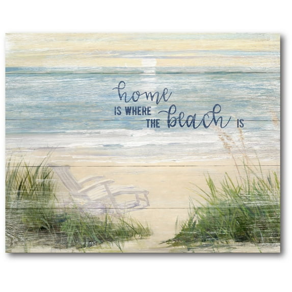Courtside Market Life on the Beach Gallery-Wrapped Canvas Wall Art, 16x20