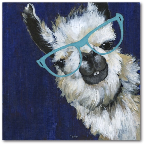 Courtside Market Llama hip 16"x16" Gallery-Wrapped Canvas Wall Art