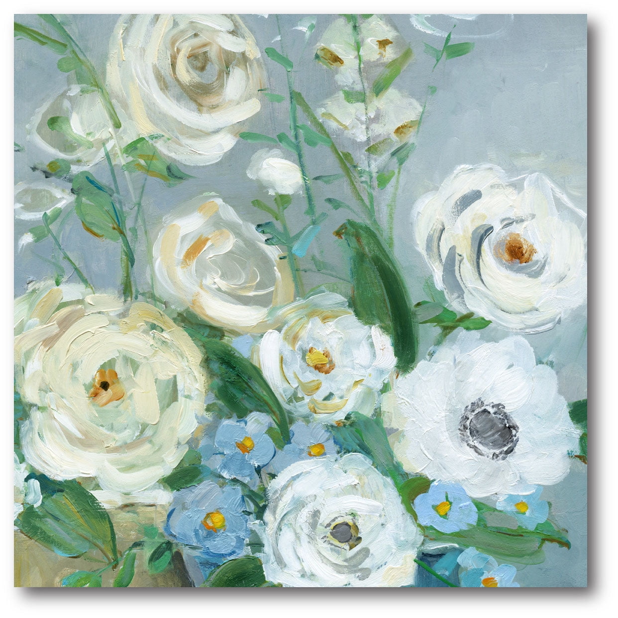 Courtside Market Painterly Garden II Gallery-Wrapped Canvas Wall Art, 16x16