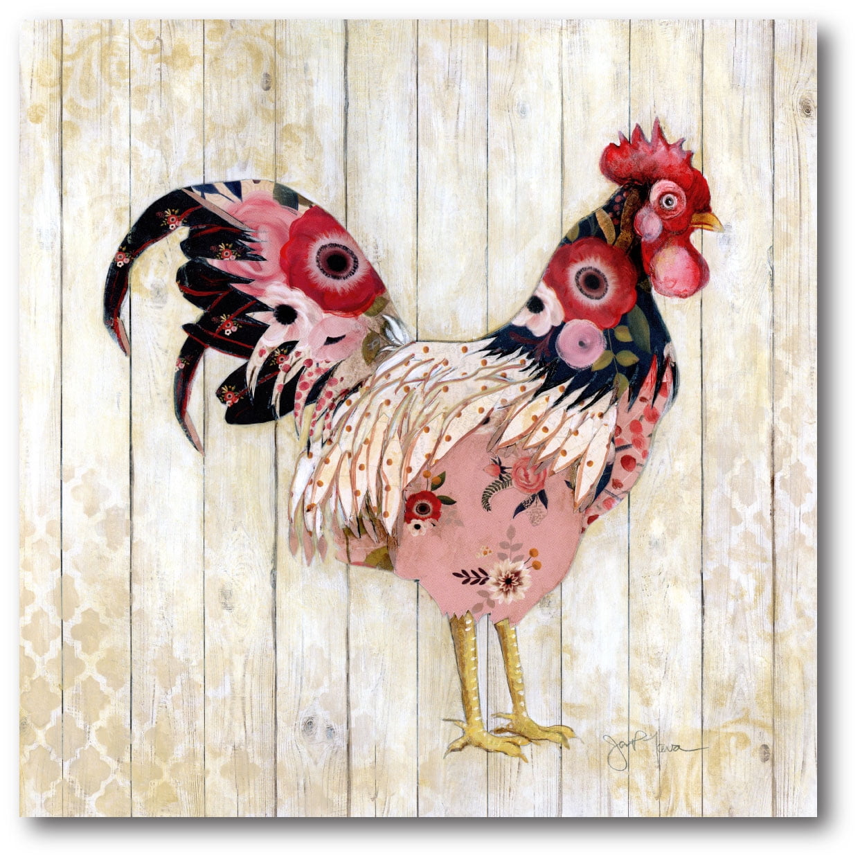 Courtside Market Pecking Order I Gallery-Wrapped Canvas Wall Art, 16x16