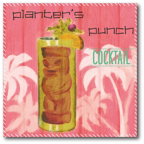 Courtside Market Planter's Punch Gallery-Wrapped Canvas Wall Art, 16x16