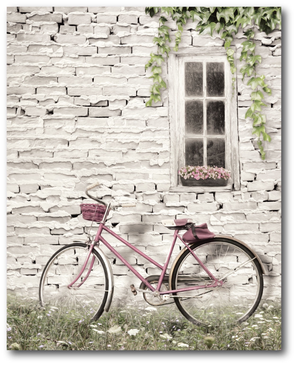 Courtside Market Ready for a Bike Ride Gallery-Wrapped Canvas Wall Art, 16x20