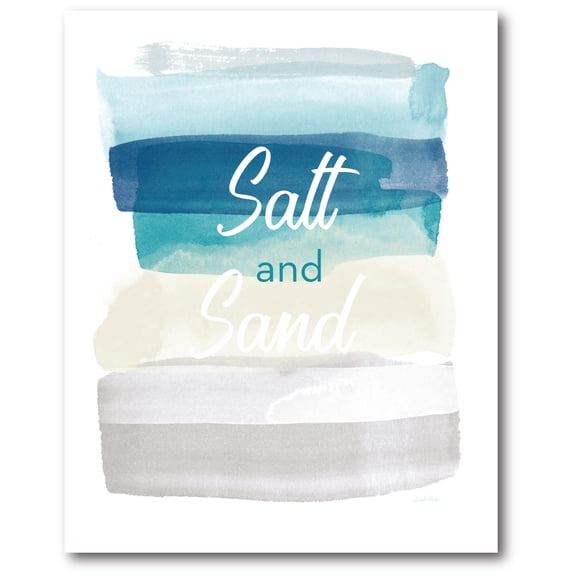 Courtside Market Salt and sand Gallery-Wrapped Canvas Wall Art, 16x20