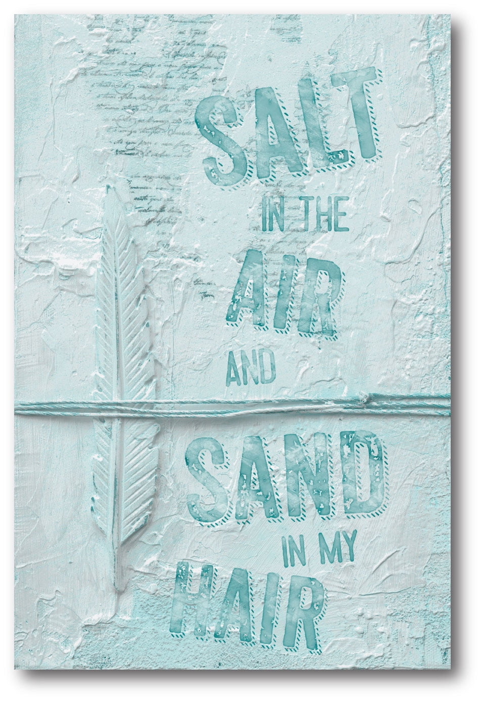 Courtside Market Salt in the air Gallery-Wrapped Canvas Wall Art, 12x18