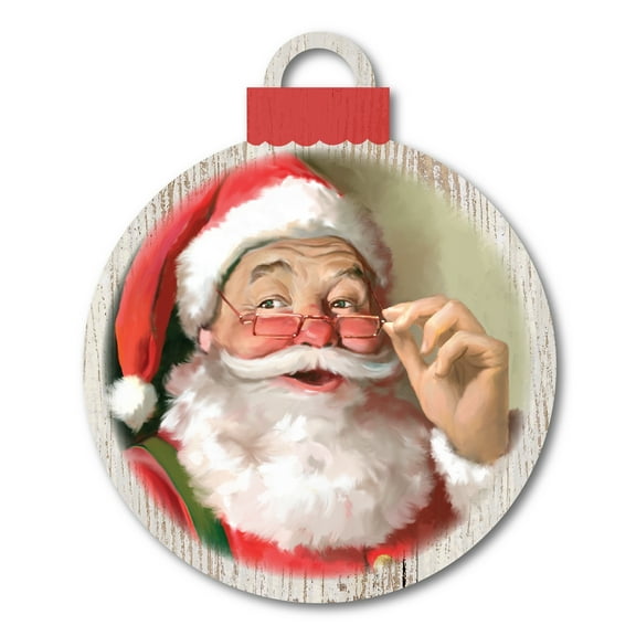 Courtside Market Santa 12x12 Ornament Artboard