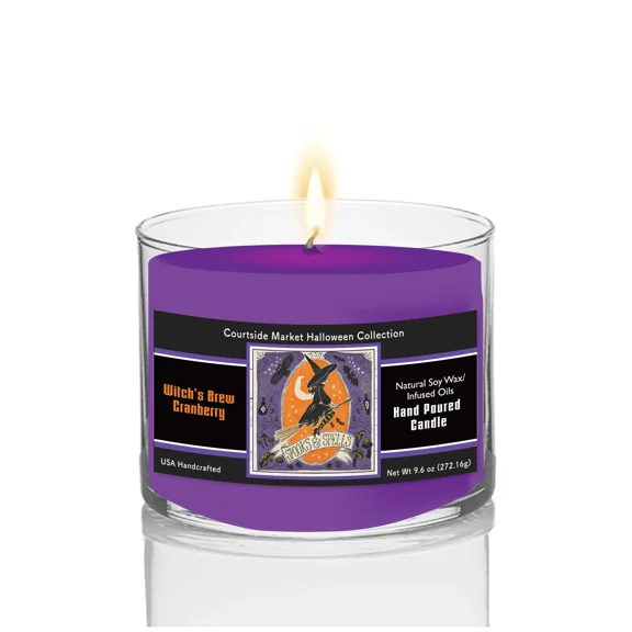 Courtside Market Stay Creepy II Soy Wax Candle in Glass Jar