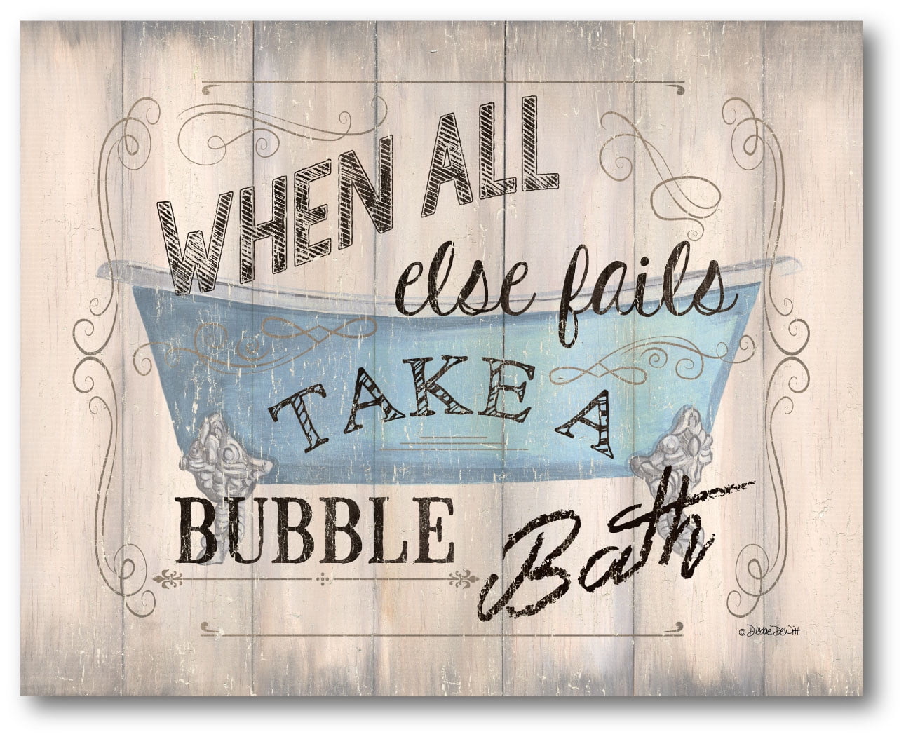 Courtside Market Take a Bath 16"x20" Gallery-Wrapped Canvas Wall Art