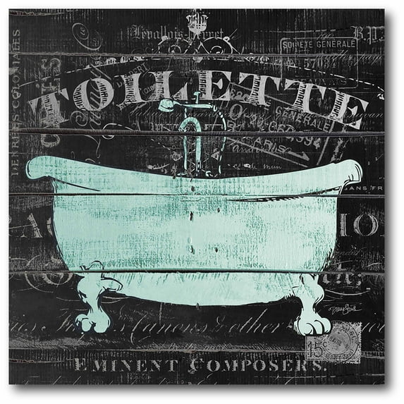 Courtside Market Toilette Gallery-Wrapped Canvas Wall Art, 16x16