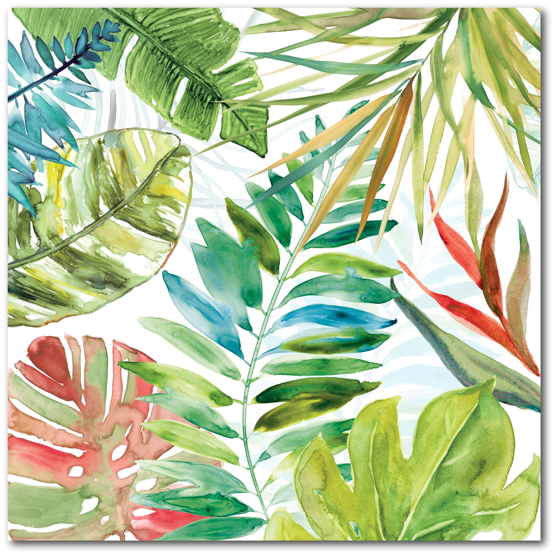 Courtside Market Tropical Sketchbook II Gallery-Wrapped Canvas Wall Art, 16x16