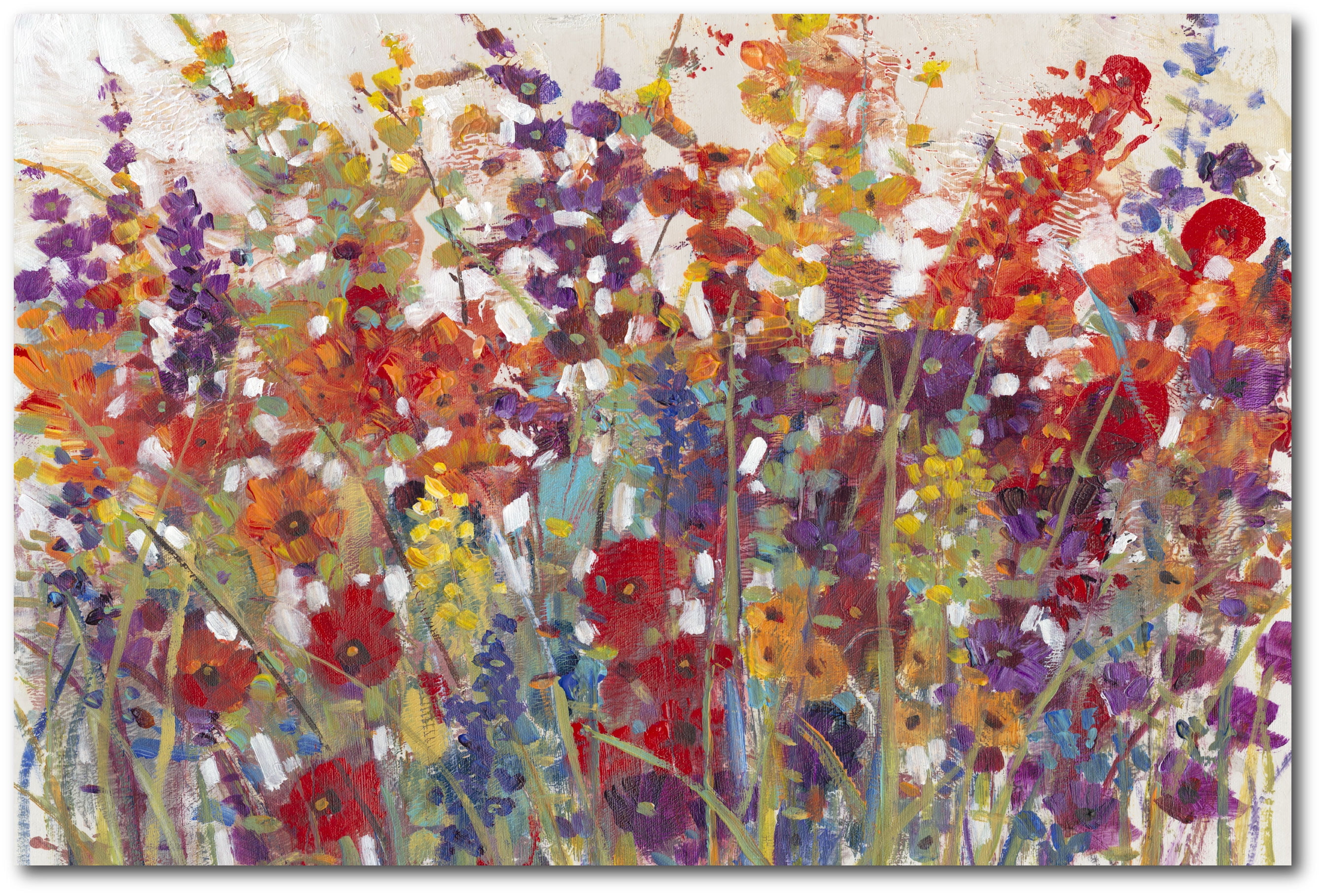 Colorful Floral Botanical 24" x 36" Canvas Wall Art