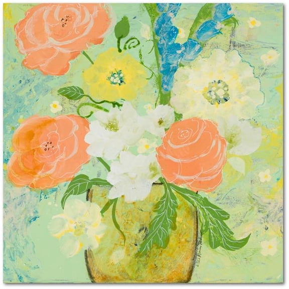 Courtside Market WEB-SG595-16x16 16 x 16 in. Spring Time Vase Gallery-Wrapped Canvas Wall Art