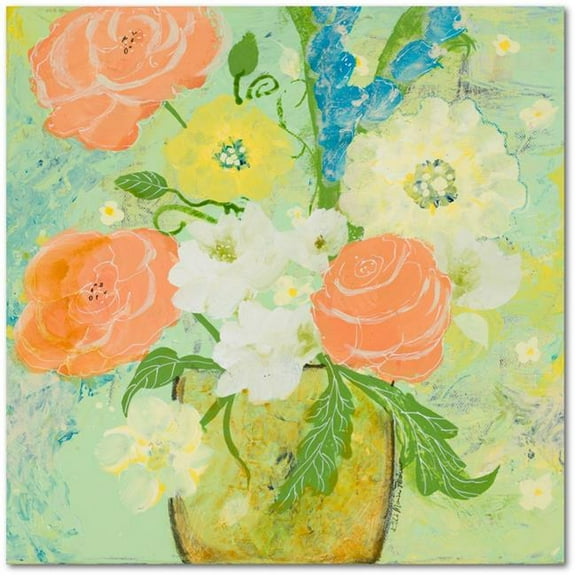 Courtside Market WEB-SG595-24x24 24 x 24 in. Spring Time Vase Gallery-Wrapped Canvas Wall Art