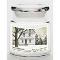 thumbnail image 1 of Courtside Market White Christmas Candle Glass Jar with Glass Lid, 1 of 1