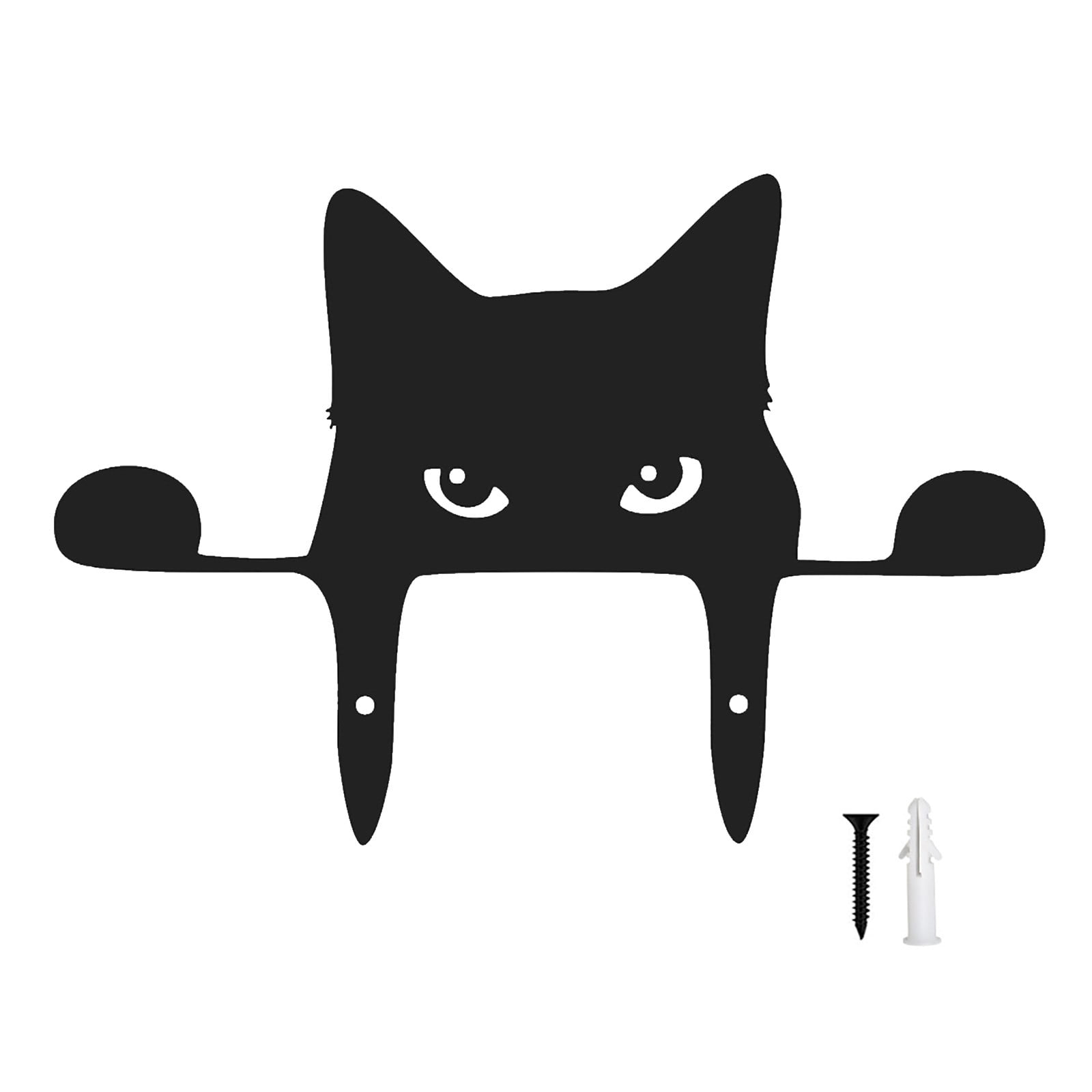 Courtyard Art Decoration Garden Black Kitty Thread Space Universal