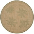 thumbnail image 1 of Courtyard Brick/Natural Large Rectangle Rug-Color:Natural/Green,Shape:Round,Size:6'-7" X 6'-7", 1 of 3