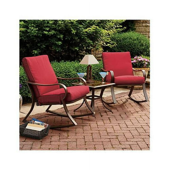 Courtyard Creations RUS0097 Bantry Bay Seating Set, Steel Frames, 3-Pc.