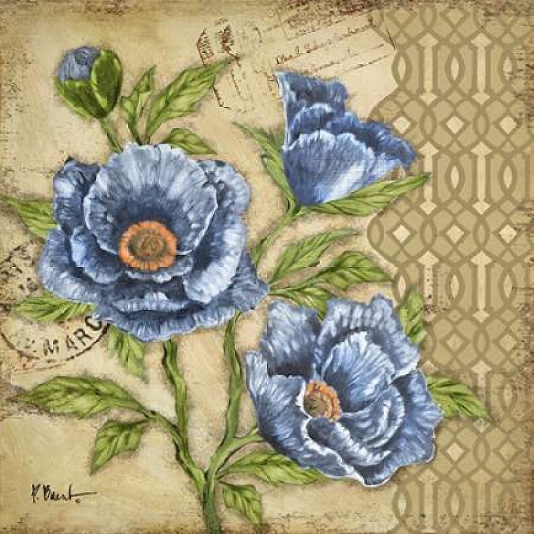 Courtyard Garden I Canvas Art - Paul Brent (24 x 24)