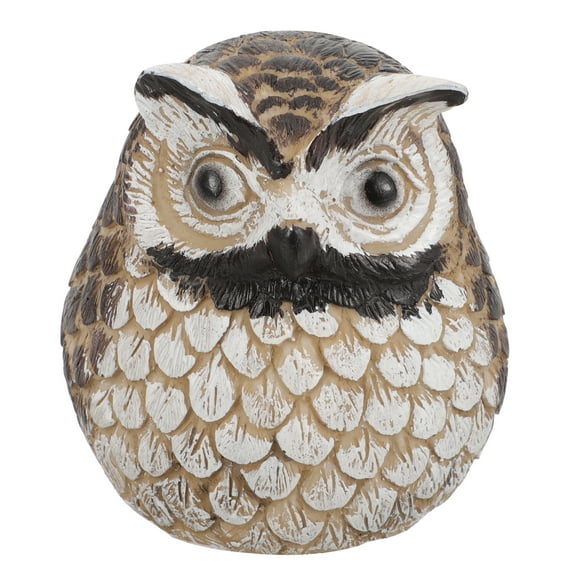 TABLZONE Resin Owl Key Hider Decorative Outdoor Hidden Storage Safe for Keys and Small Valuables Multi-Color