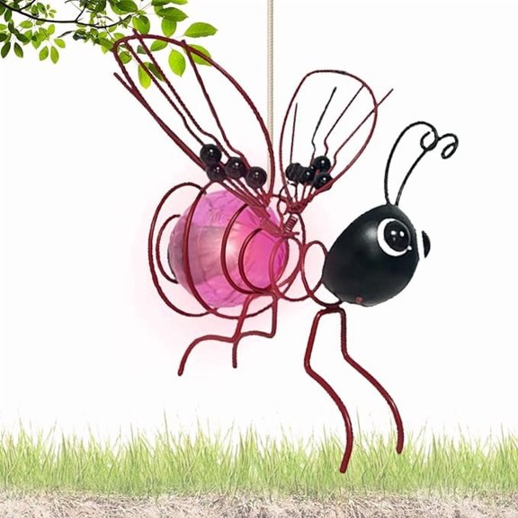 Courtyard Lamp, Garden Decor Light, Insect Shaped Landscape Atmosphere Stake Light with Durable Frame for Outdoor Path Lawn Yard Decoration