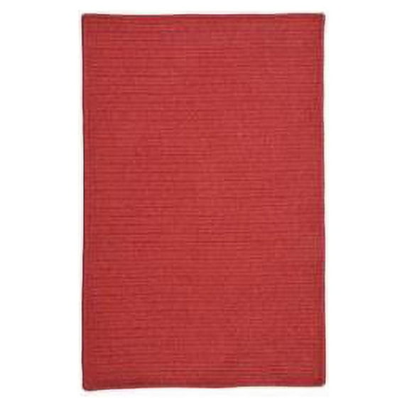 Courtyard Sample Swatch Area Rug, Red