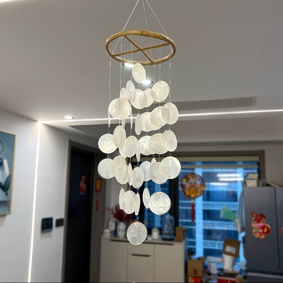 Courtyard Shell Wind Chime Garden Decoration Home Windows Rainbow Wind Chime Decoration Gift Pendant