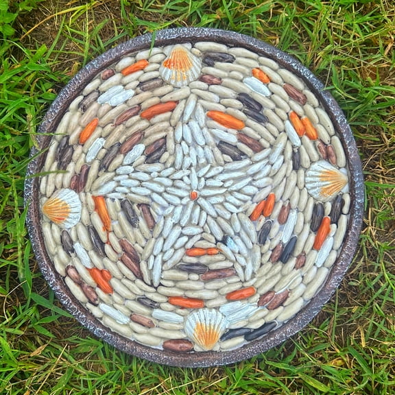 Outdoor Starfish Decorative Stepping Stone, 1 Piece