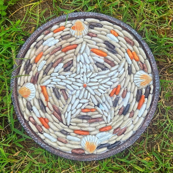 Outdoor Starfish Decorative Stepping Stone, 1 Piece