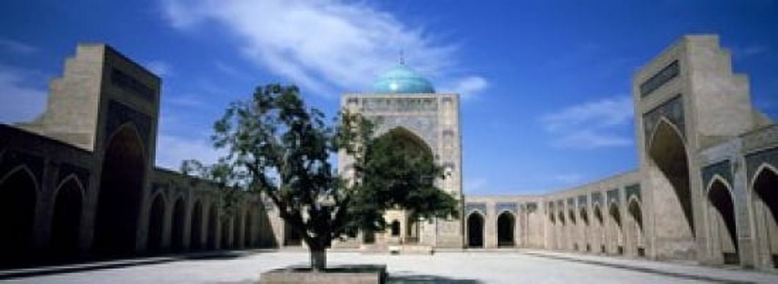 Courtyard of a mosque Kalon Mosque Bukhara Uzbekistan Canvas Art - Panoramic Images (18 x 7)