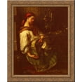 thumbnail image 1 of Couseuse Endormie 20x23 Gold Ornate Wood Framed Canvas Art by Millet, Jean Francois, 1 of 2