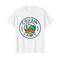 thumbnail image 1 of Cousin Camp Friends Summer Travel Family Camping Vacation White Cotton T-Shirt, 1 of 5