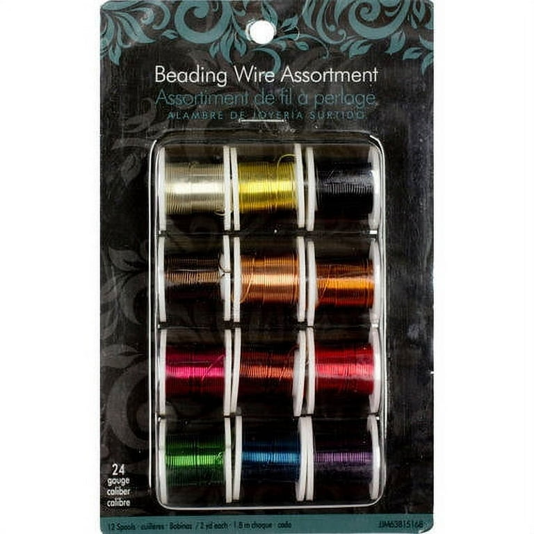 Copper Beading Wire Mix, 24 Gauge, 12pc